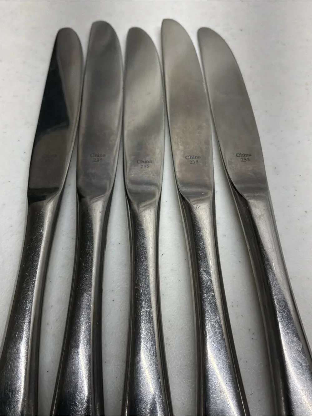 Hampton Silversmiths Stainless Steel Butter Knives Set of 12